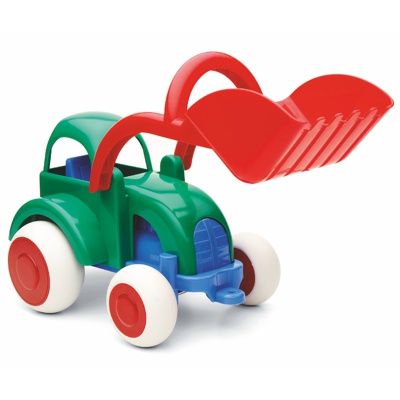 vehiculo tractor con pala plastico 28cm
