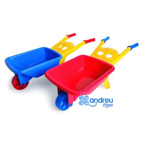 carretilla de plastico de una rueda