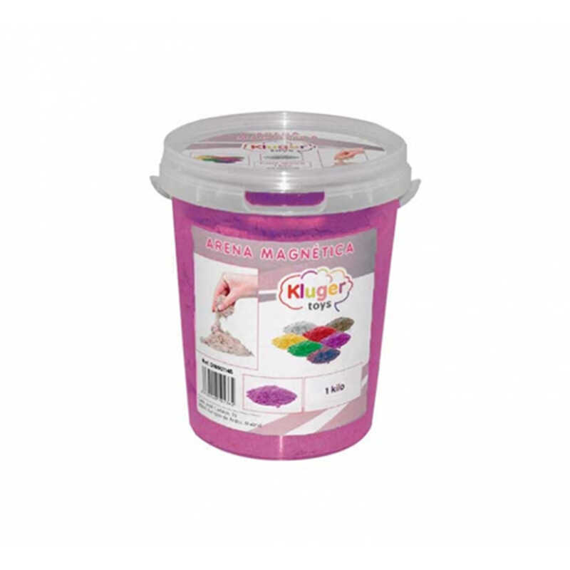 bote 1kg arena sintetica color violeta