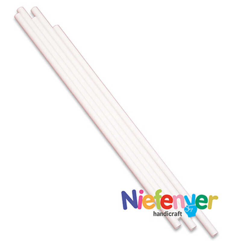 pack 25 pajitas de papel 20cm. blancas pack 25 pajitas de papel 20cm. blancas