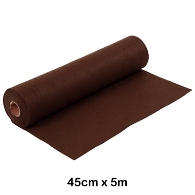 rollo fieltro 0.45x5m marron