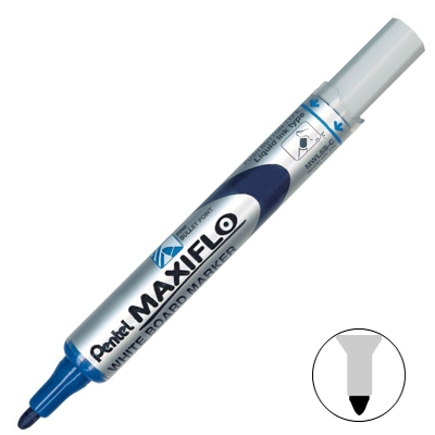 retolador pissarra pentel maxiflo blau