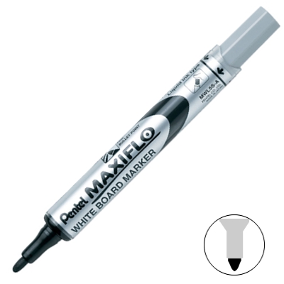 retolador pissarra pentel maxiflo negre