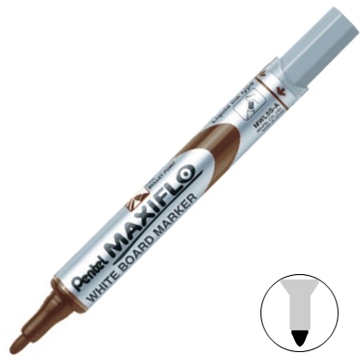 retolador pissarra pentel maxiflo marro