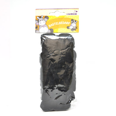 paq.24 pompones 25-35-40mm negro