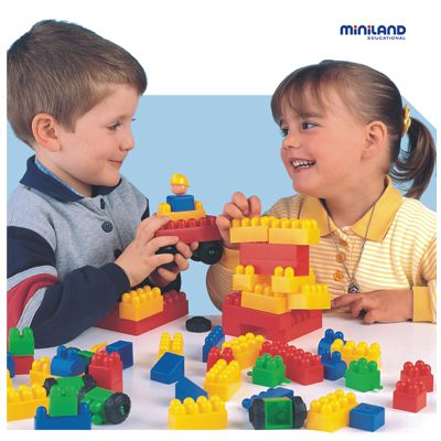 caja 60 blocs plastico miniland