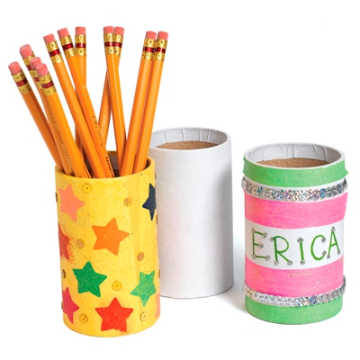 cubilete carton para decorar