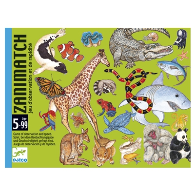 juego cartas zanimatch djeco