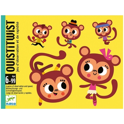 juego de cartas ouistitwist djeco