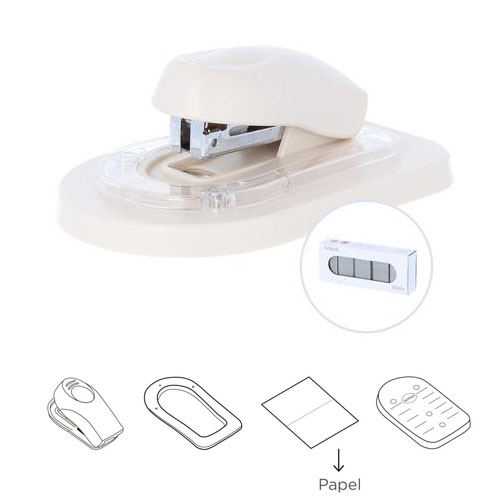 grapadora magnetica grapas 22/6 innspiro