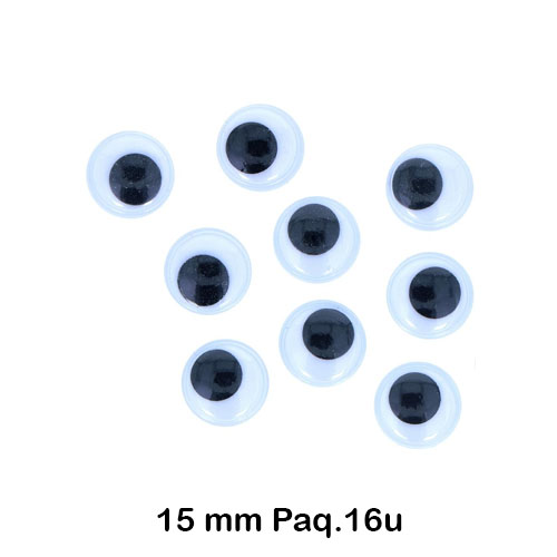 p. 16 ulls mobils 15mm florecesc adhesiu