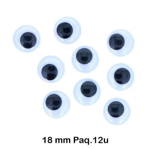 p. 12 ulls mobils 18mm florecesc adhesiu