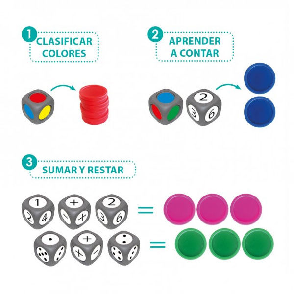 classificar colors i aprendre a contar