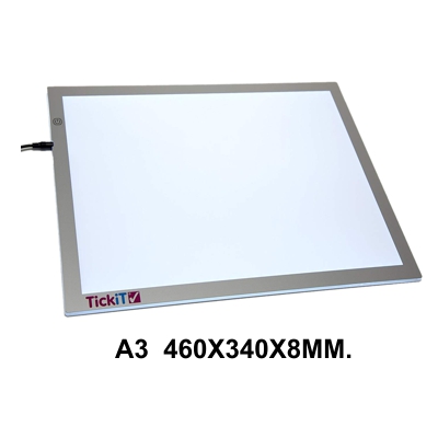 panel luminoso a3 46x34x8mm