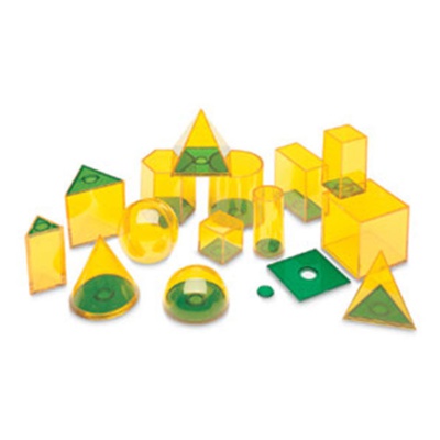 pack 14 piezas geometricas plastico