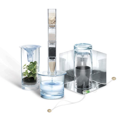 kit de ciencias: purificar agua