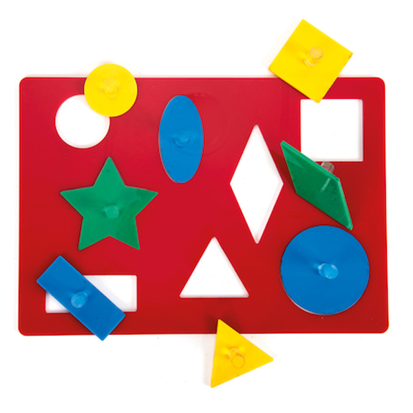 rompecabezas de formas y colores translu