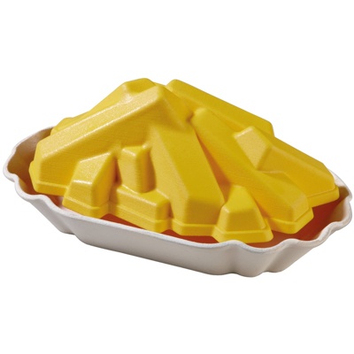 patatas fritas de arena