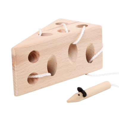 juego queso raton madera
