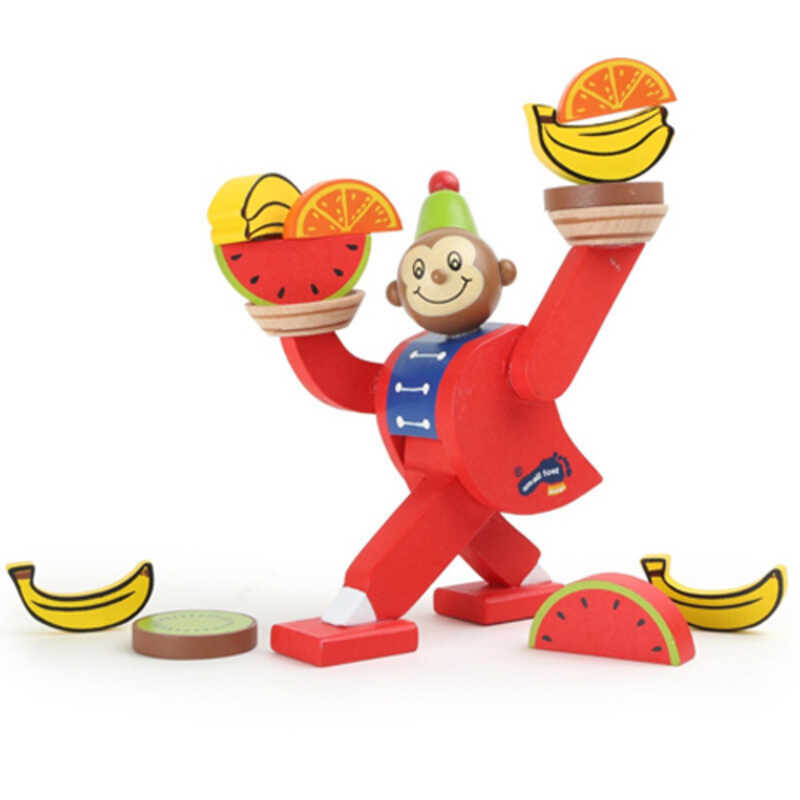 juego de equilibrio mono de circo