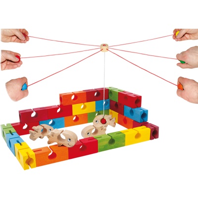 juego 'equipo de pesca' de madera