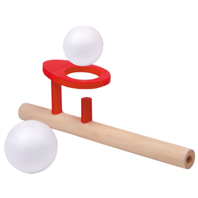 juego 'pelota flotante' de madera