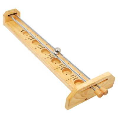 juego 'bolas de los planetas' de madera