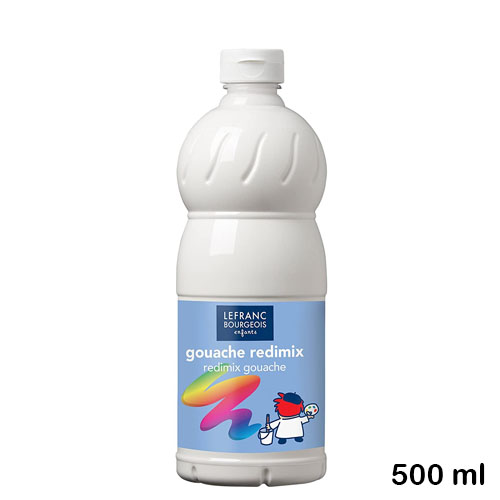 tempera redimix 500ml blanca