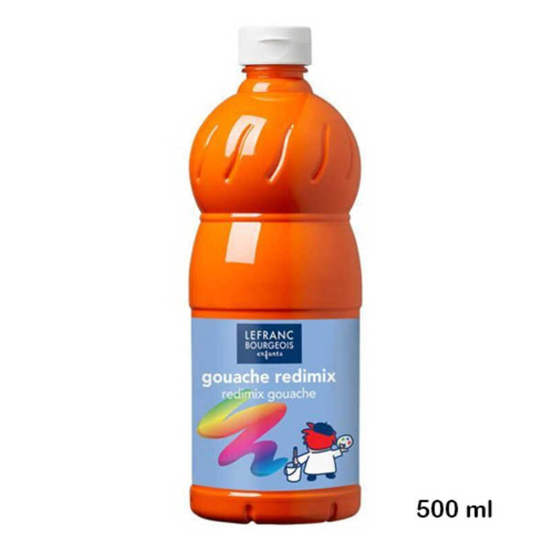 tempera redimix 500ml naranja