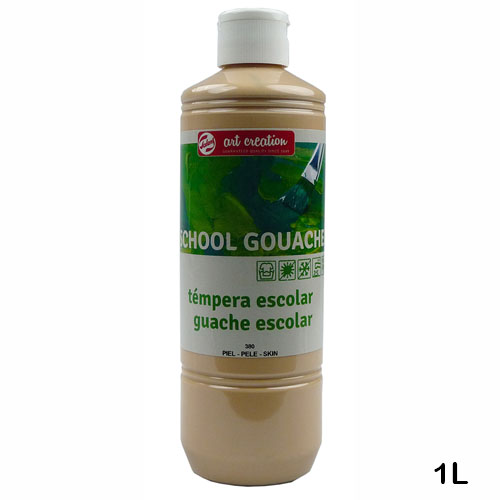 tempera escolar 1l. titan salmon