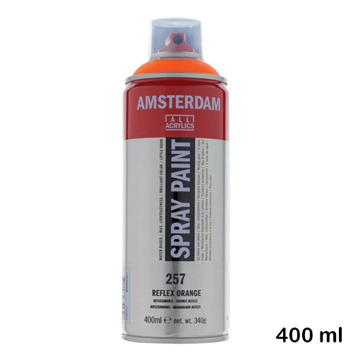 espray acrilico 400ml naranja fluo 257