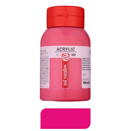 tempera acrilica 750ml magenta talens