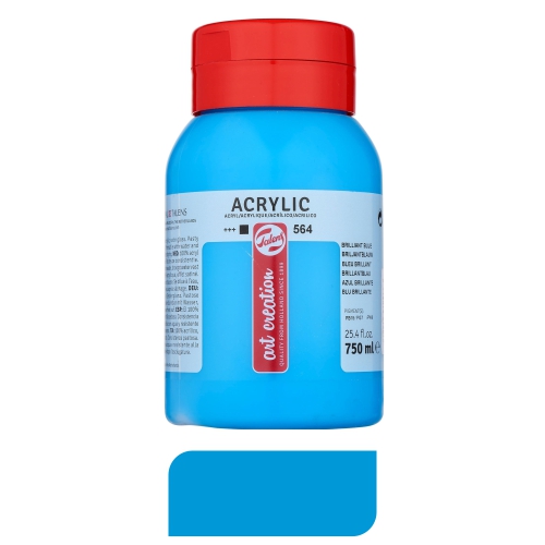 tempera acrilica 750ml blau cel talens