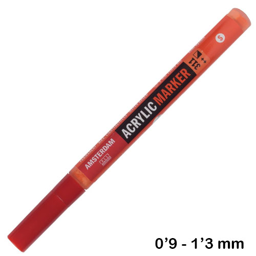rotulador acrilico s rojo 311 amsterdam