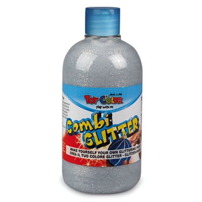 tempera para mezclar combi glitter 500ml