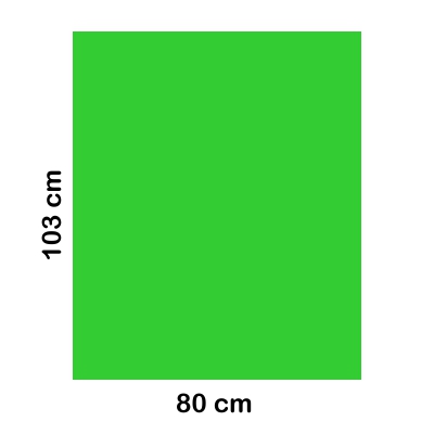 bossa plastic 80x103cm verd
