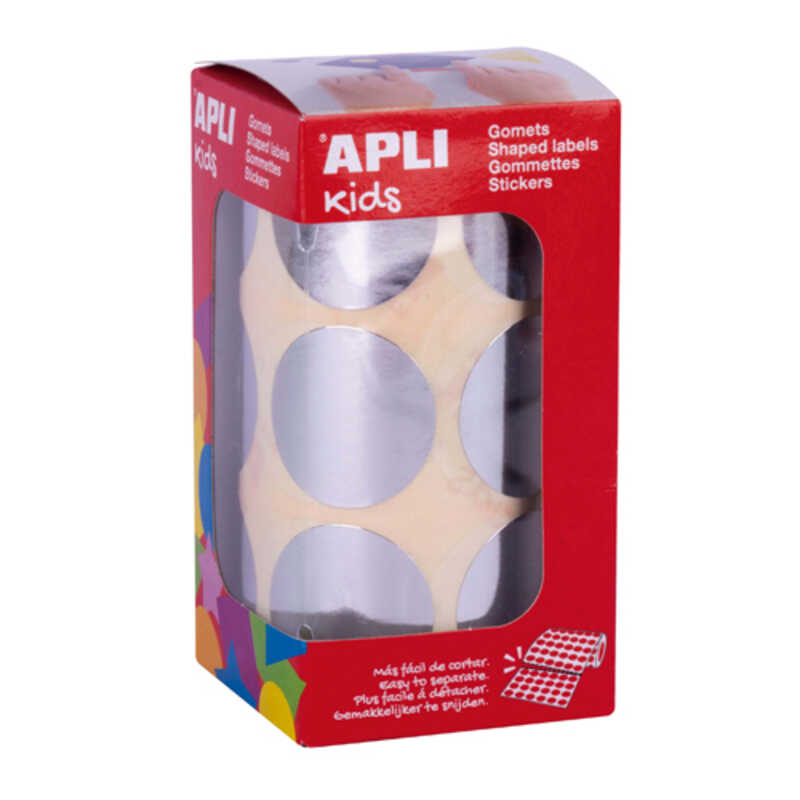 rollo gomets redondo 33mm. plata