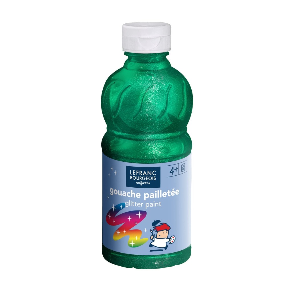 tempera purpurina 250ml lefranc verde cl