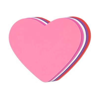 pack 25 figuras goma eva 2mm corazon