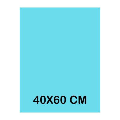 goma eva 40x60cm 5mm blau cel