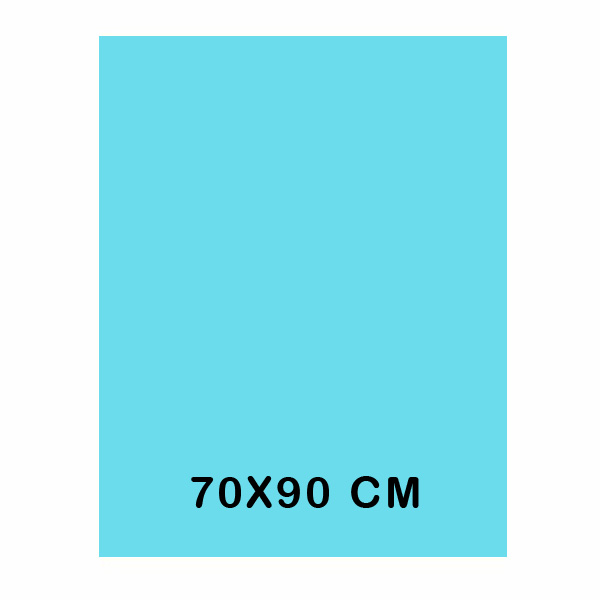 goma eva 70x90cm 2mm blau cel