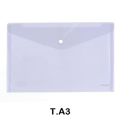 sobre multiline pp a3 c/velcro transp.