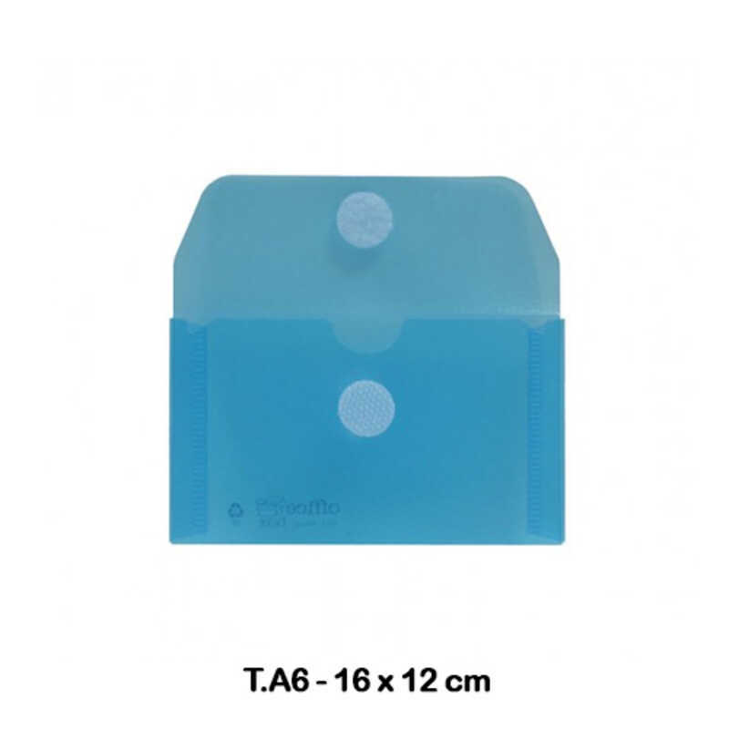 sobre multiline pp t.tarjeta velcro azul