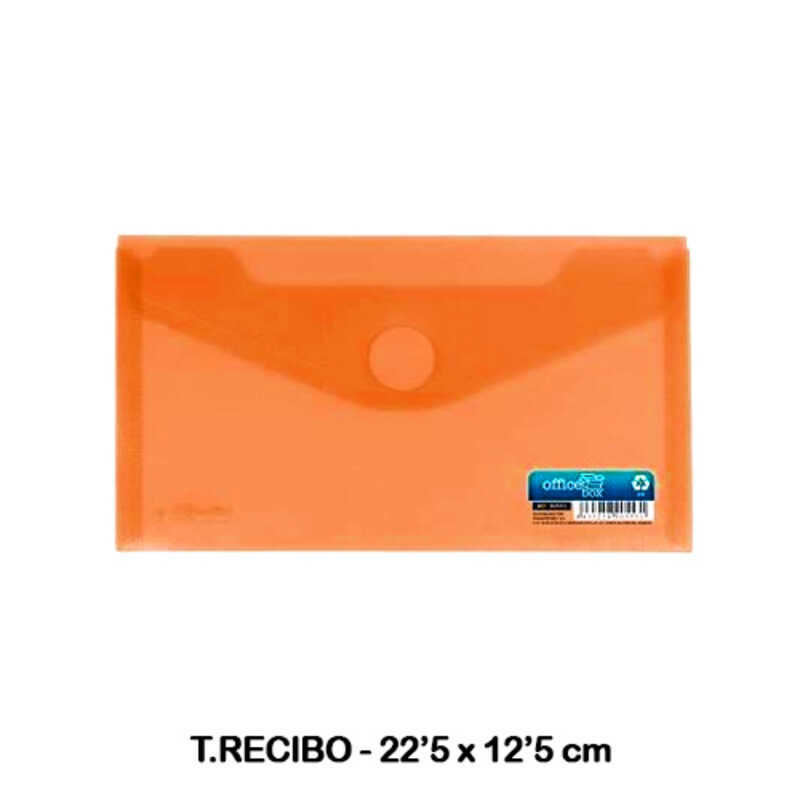 sobre multiline pp t.recibo velcro naran