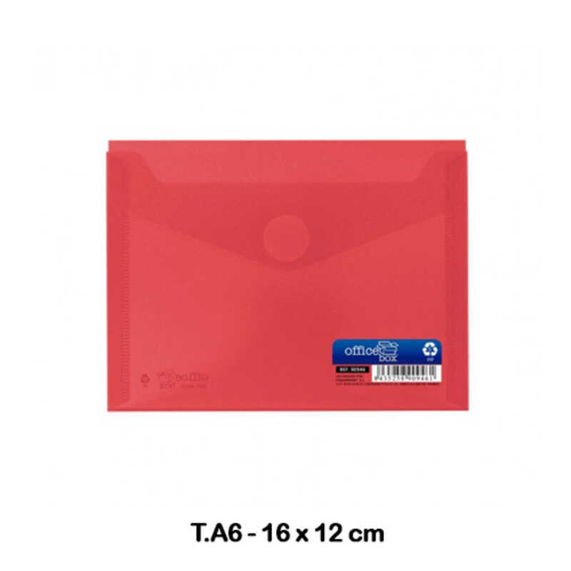 sobre multiline pp a6 c/velcro rojo