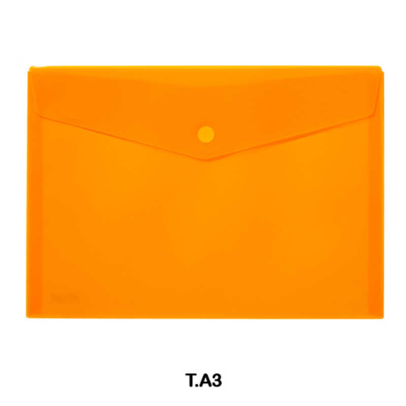 sobre multiline pp a3 c/velcro naranja