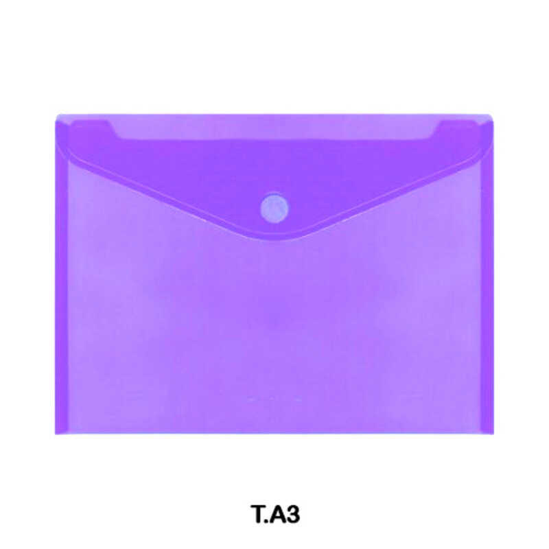 sobre multiline pp a3 c/velcro violeta