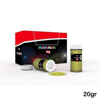 bote 20gr. purpurina oro