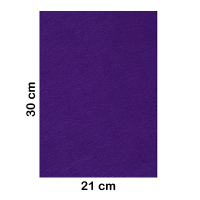 lamina fieltro 20x30cm 2mm violeta