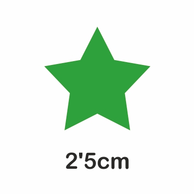 perforadora mediana de 2.5cm estrella